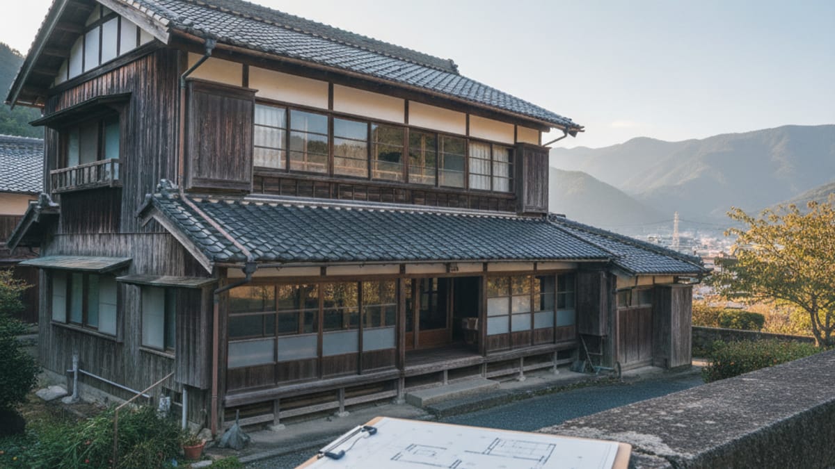 【診断事例】築45年・160㎡の古民家480万円を旅館業にするなら|5-28通知対応の一次診断